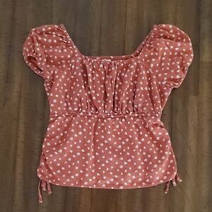 Therabouts Girls Crop Blouse - M (10/12)